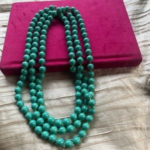 Stella & Dot turquoise bead necklace